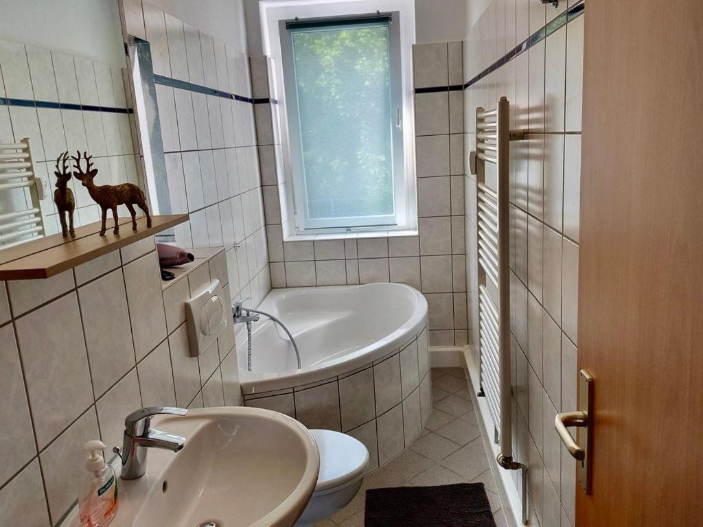 Ferienwohnungen Zauberberg, Schneehase & Glitzerhirsch Oberwiesenthal Bagian luar foto